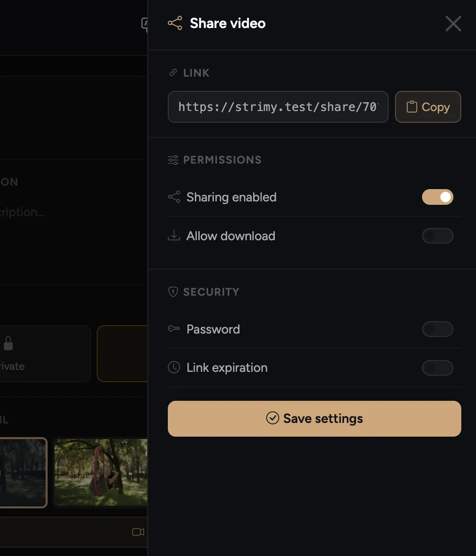 Secure sharing